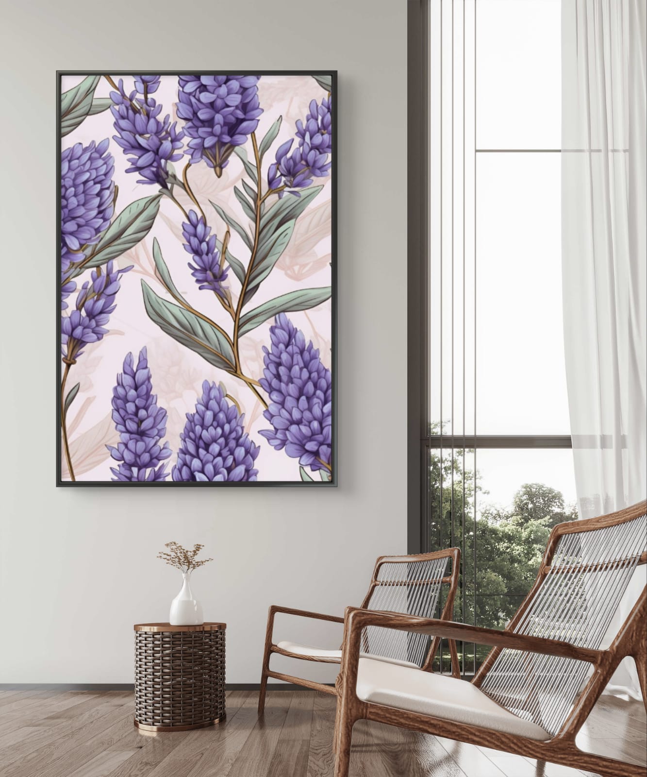 Lavender Haze Canvas Painting