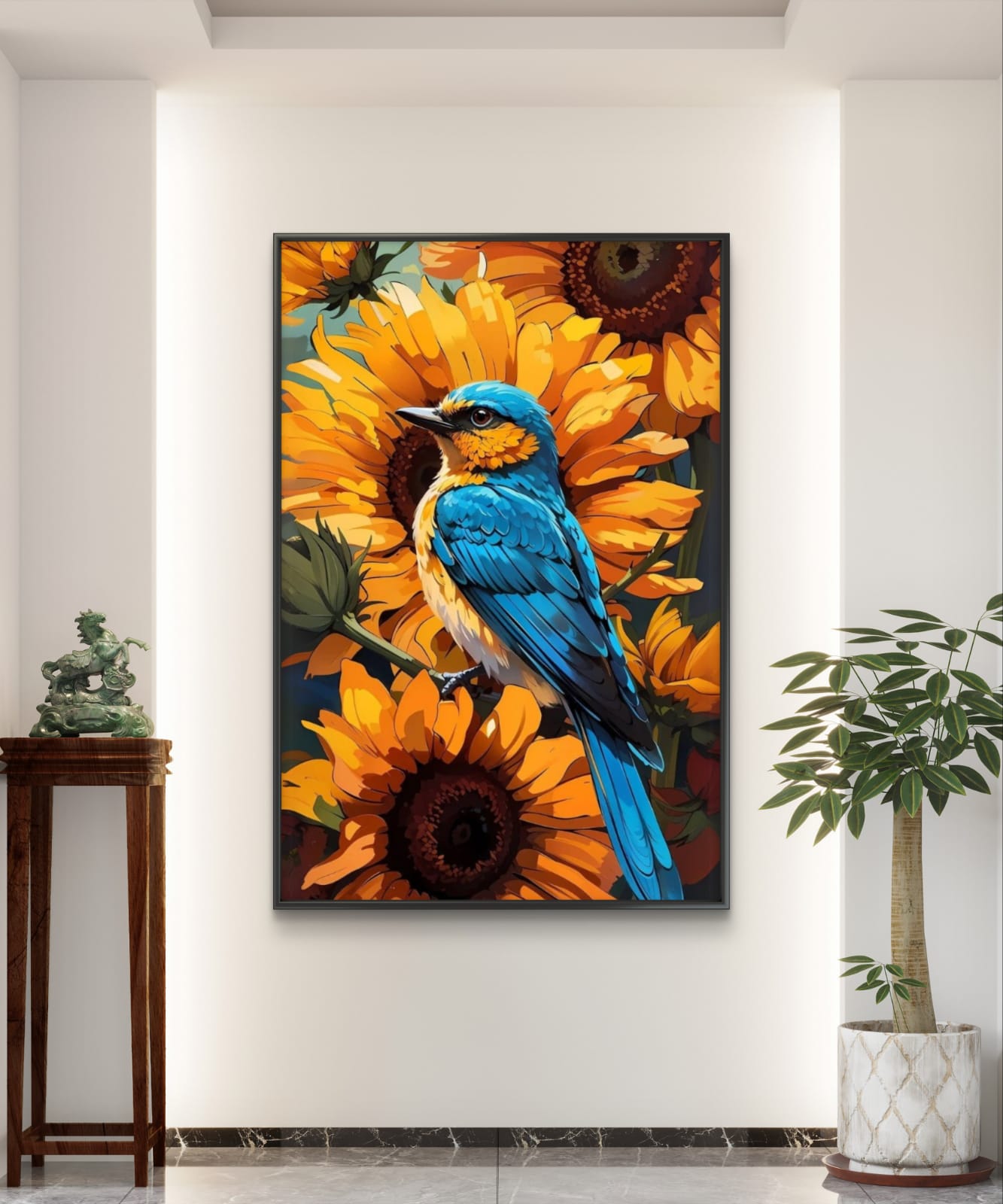 Bird's Eye View Canvas Painting