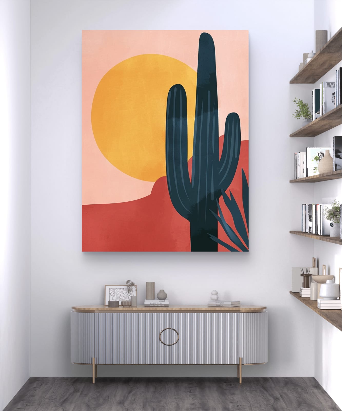 Arid Beauty Canvas Painting