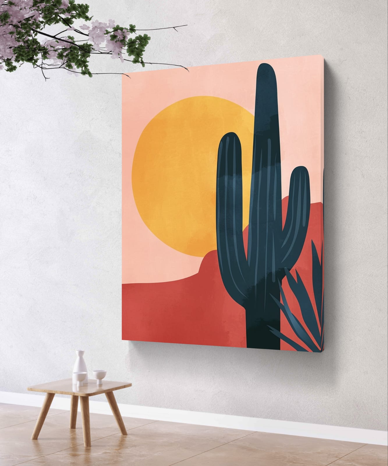 Arid Beauty Canvas Painting