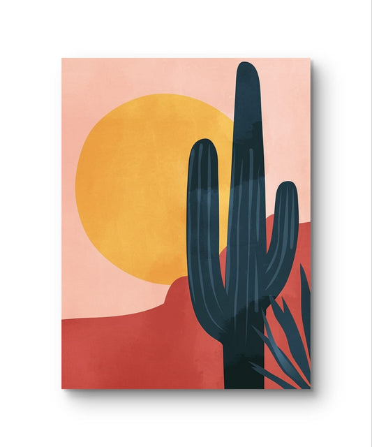 Arid Beauty Canvas Painting