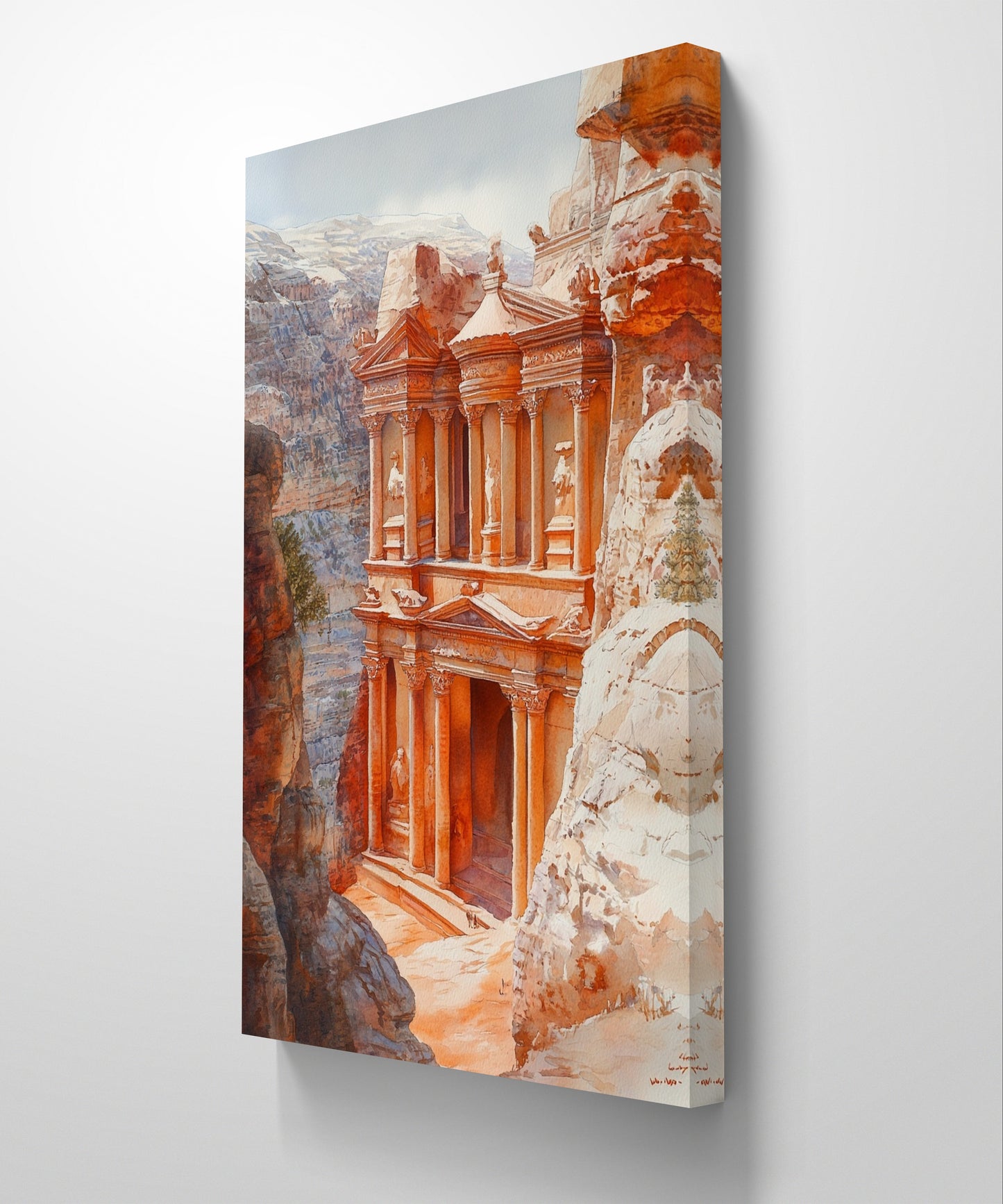 Petra, Jordan Canvas Painting