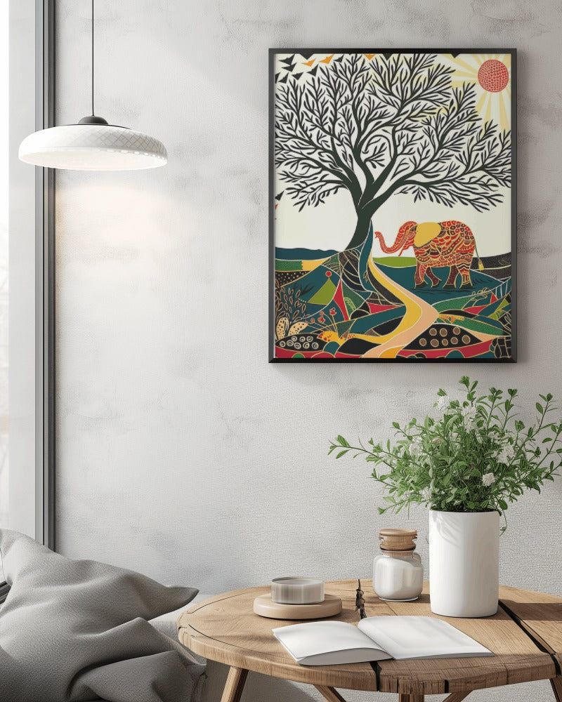 Gond Heritage 002 Canvas Painting