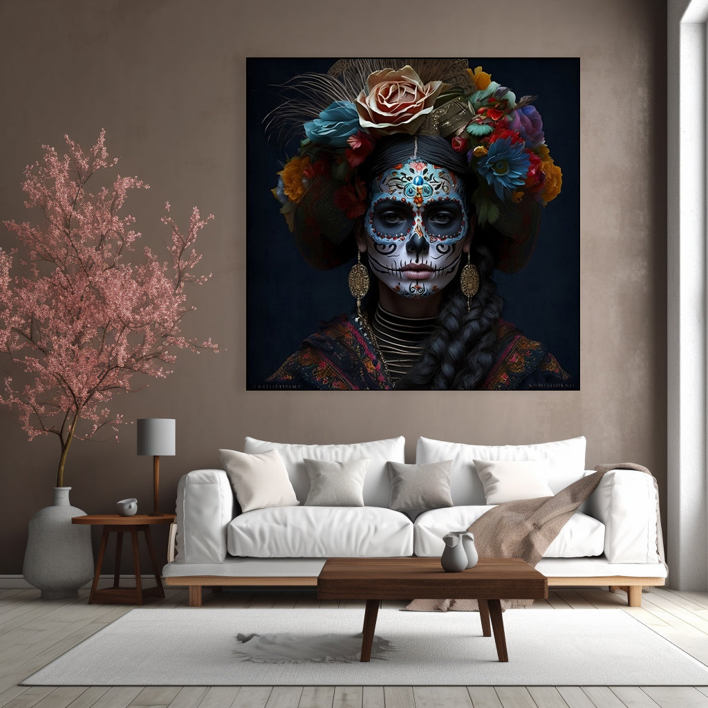 African Woman Canvas Painting