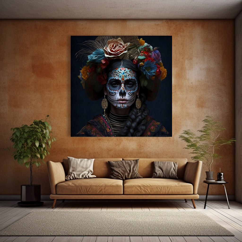 African Woman Canvas Painting