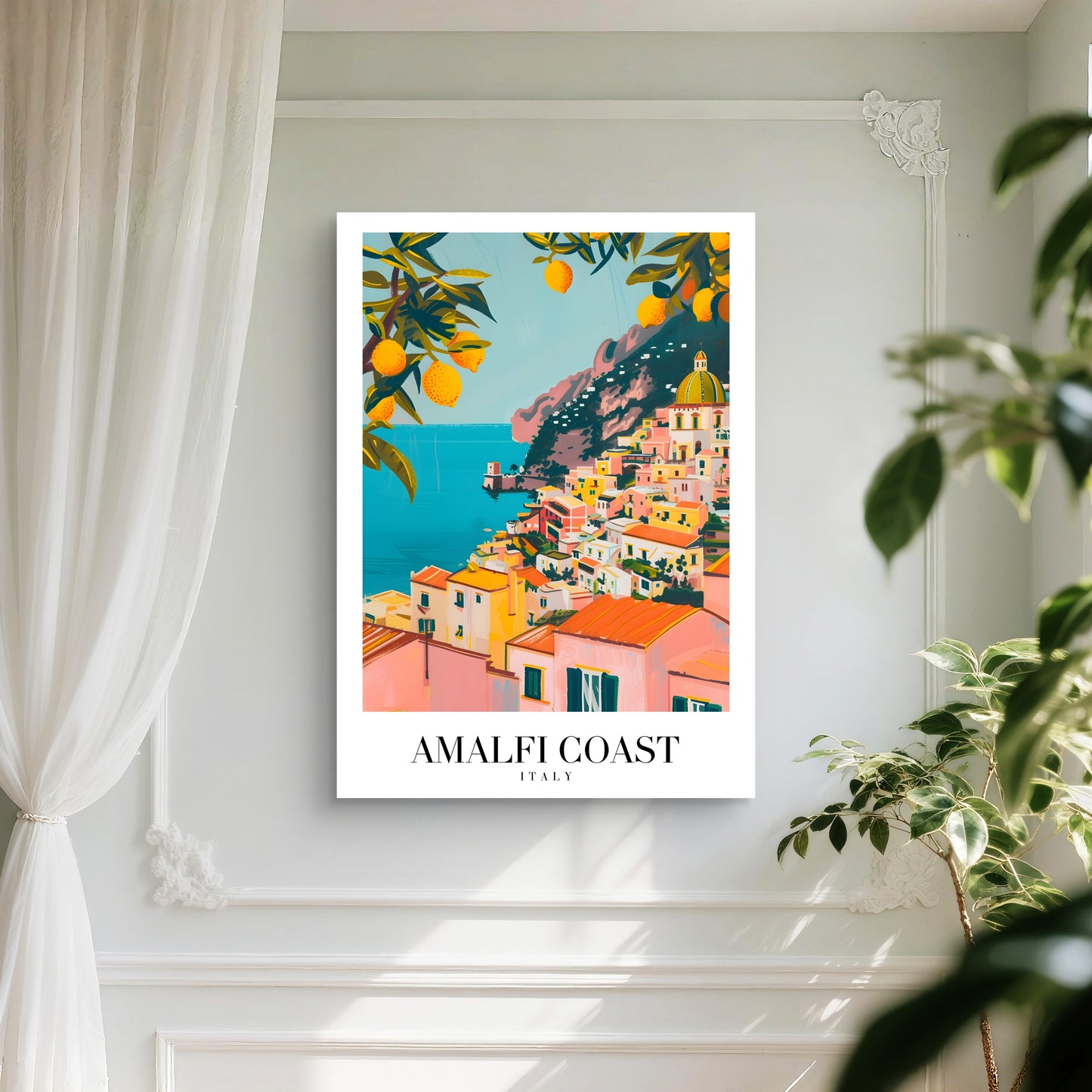 Amalfi Sun Canvas Painting
