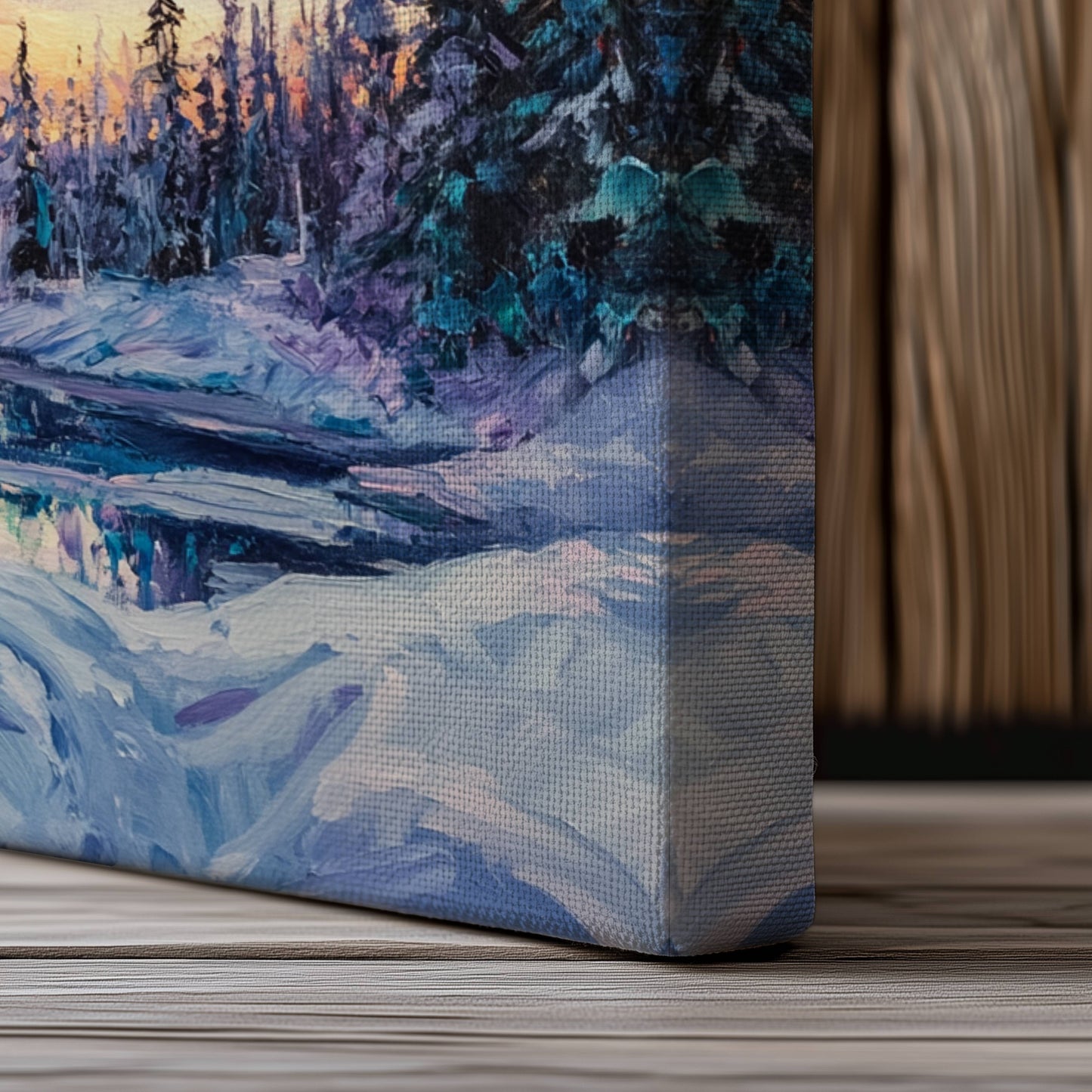 Aurora Borealis Canvas Painting 001