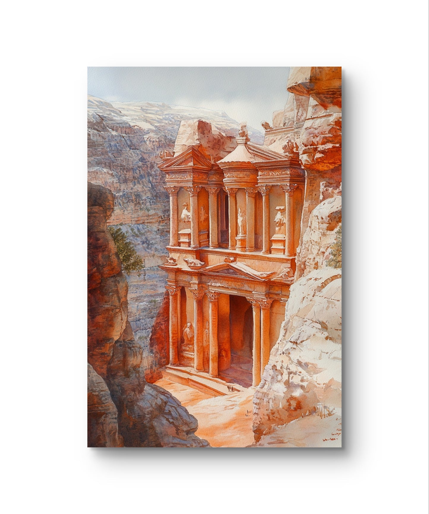 Petra, Jordan Canvas Painting