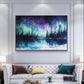 Northern Lights Canvas Painting 002