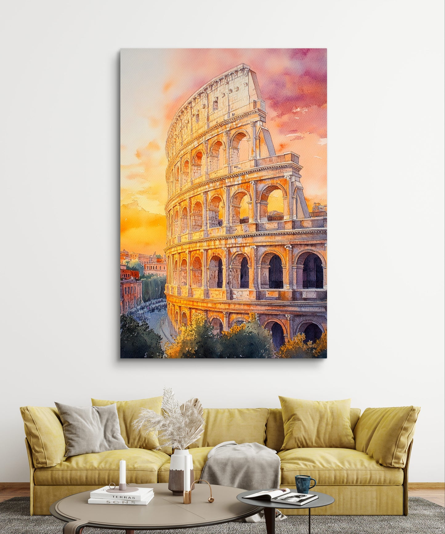 Rome, Italy Canvas Painting