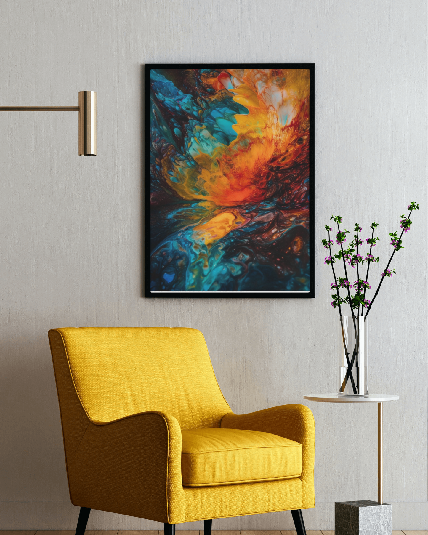 Color Fantasy Canvas Painting