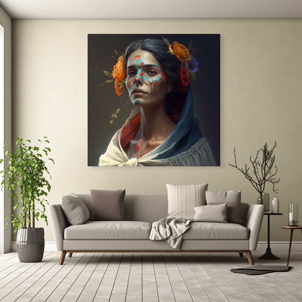 Beautiful Woman Canvas Painting