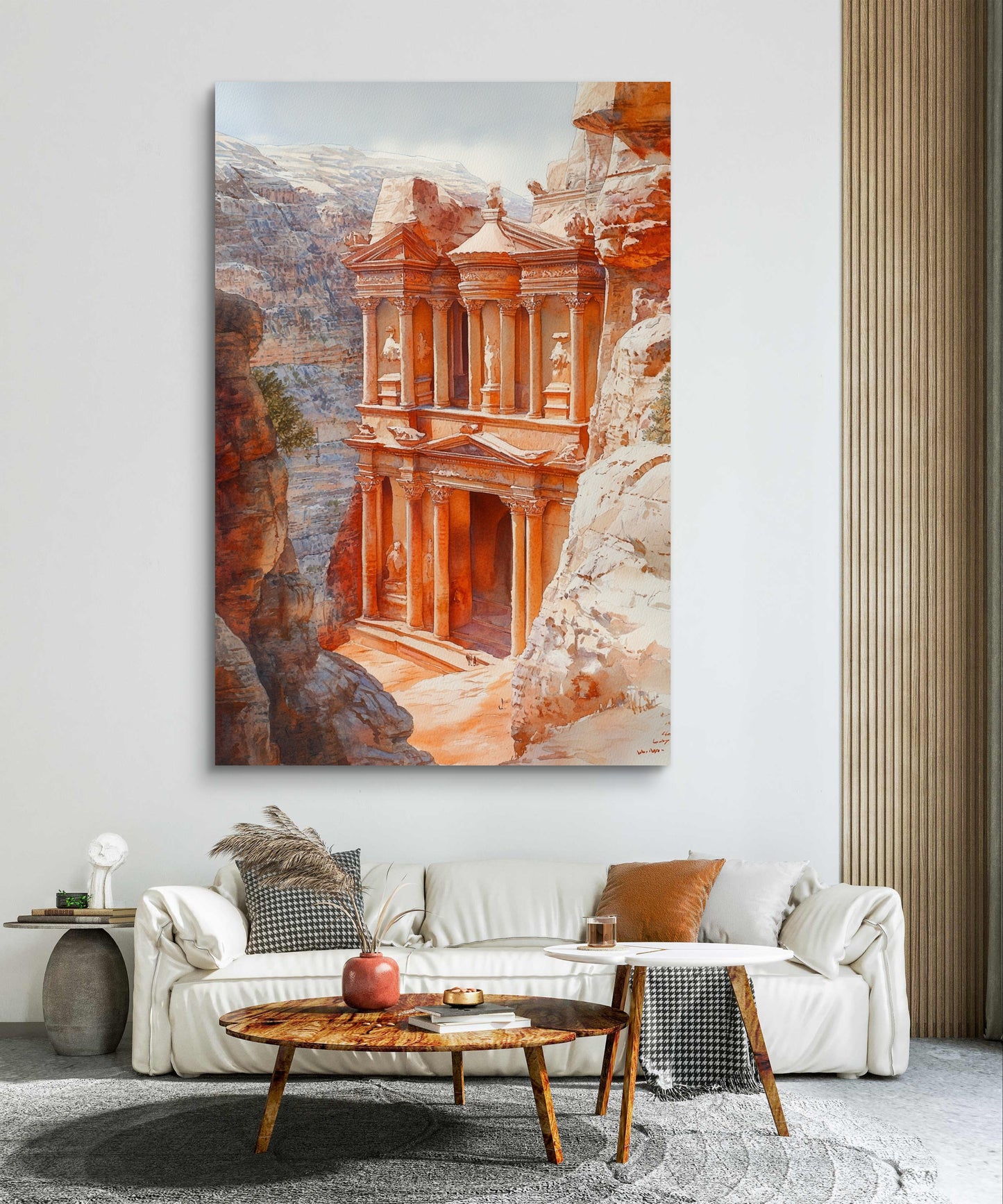 Petra, Jordan Canvas Painting