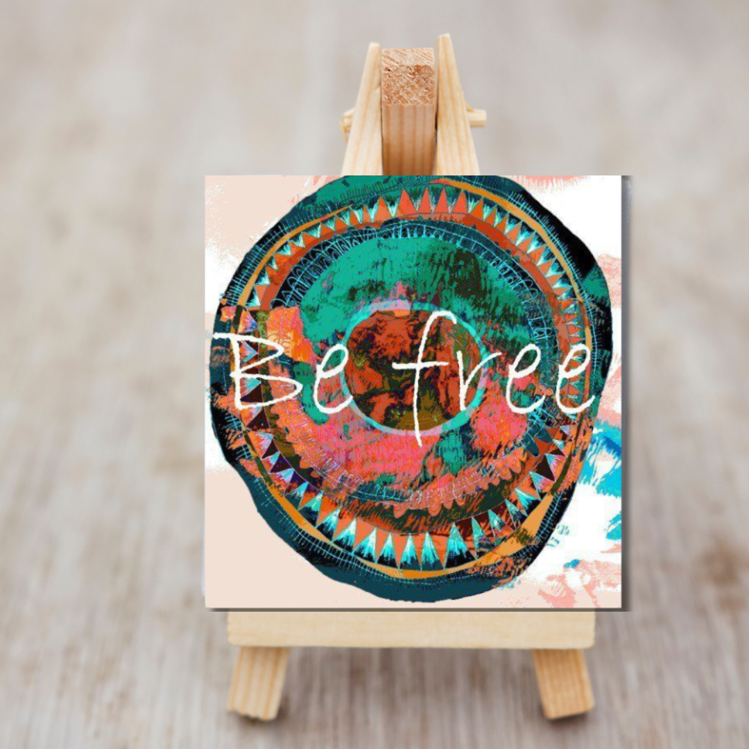 Be Free Mini Canvas Painting