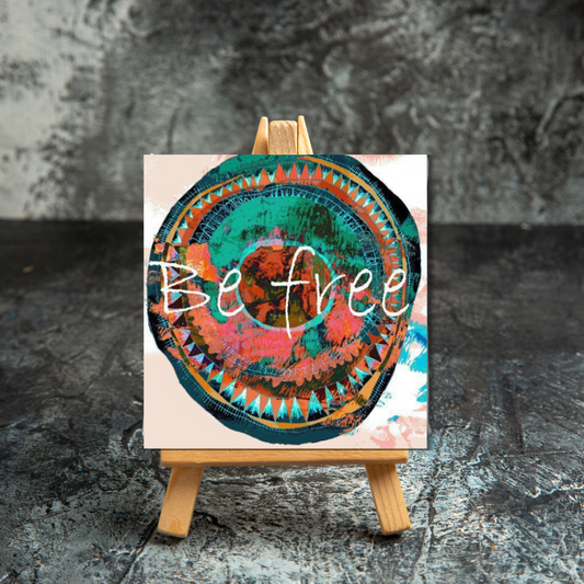 Be Free Mini Canvas Painting