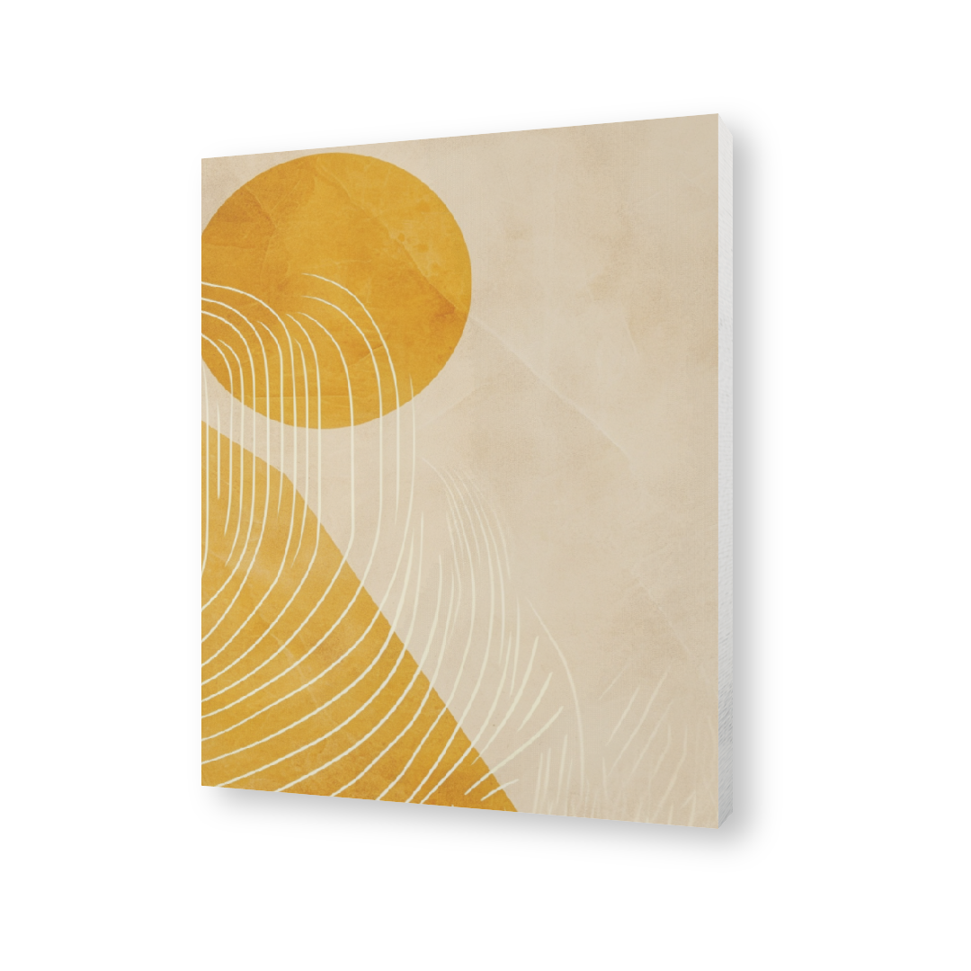 Boho Minimal Canvas Painting