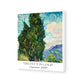 Vincent Van Gogh Cypresses nature painting