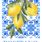 Lemon Tiles Canvas Painting