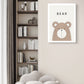 Tiny Bear Canvas Painting