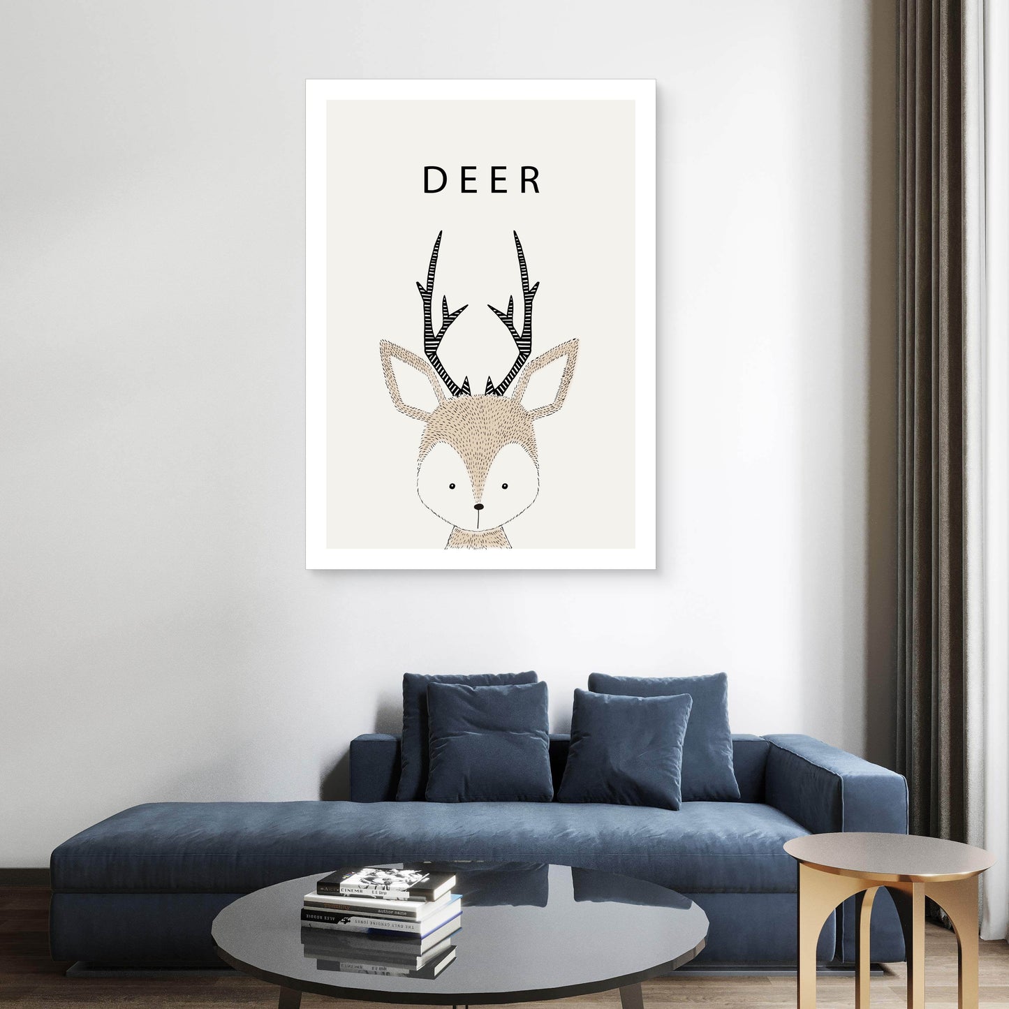 Gentle Deer Canvas Painting