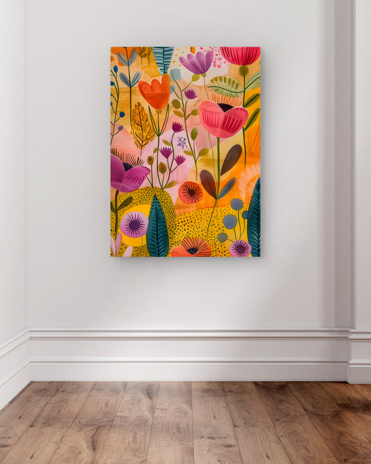 Floral Joy Canvas Painting