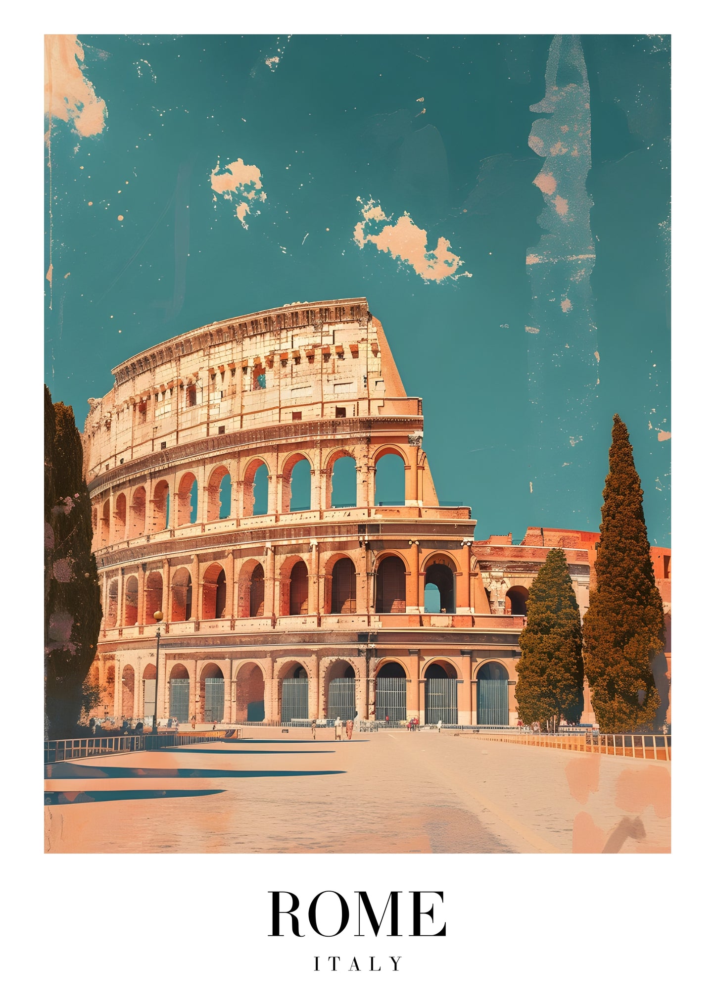 Roman Glow Canvas Painting