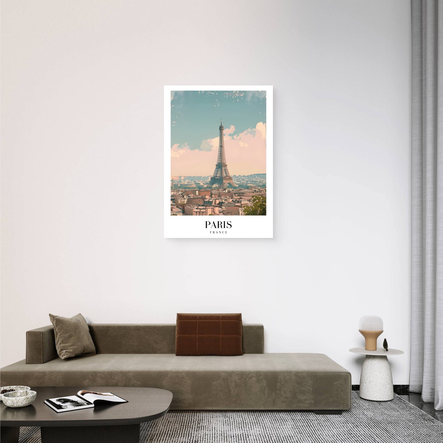 Paris Dawn Canvas Painting