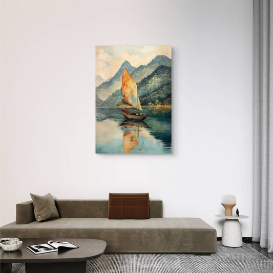 Quiet Sail Canvas Painting