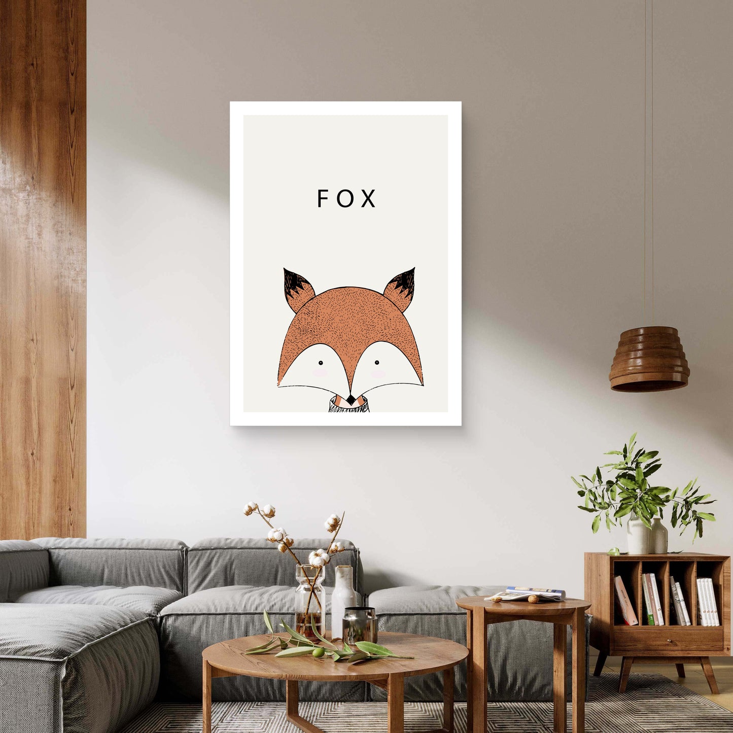 Little Fox Canvas Painting