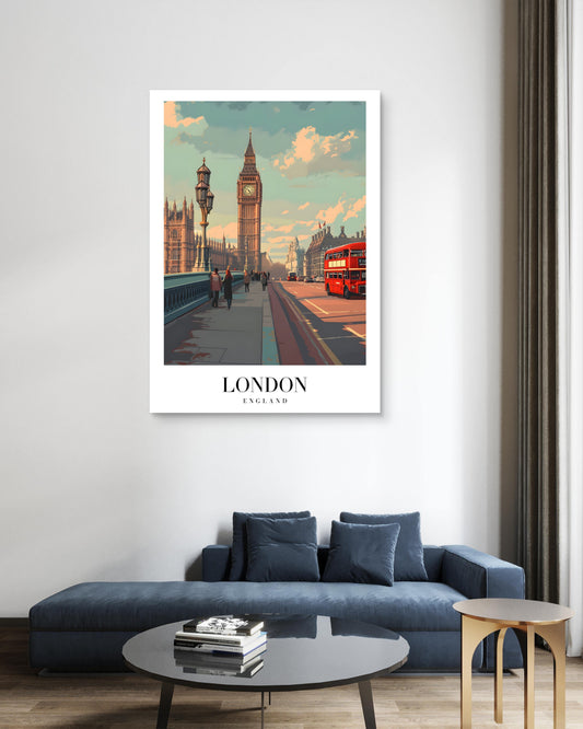 London Fog Canvas Painting