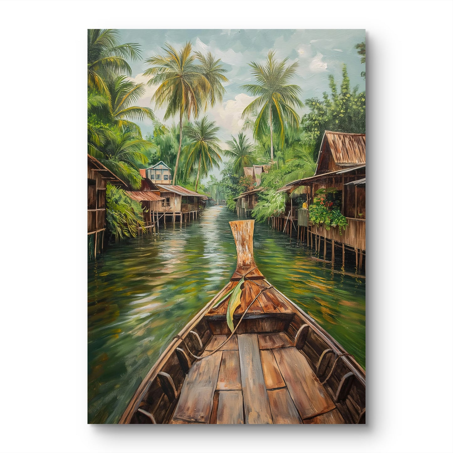 Forest Path Canvas Painting