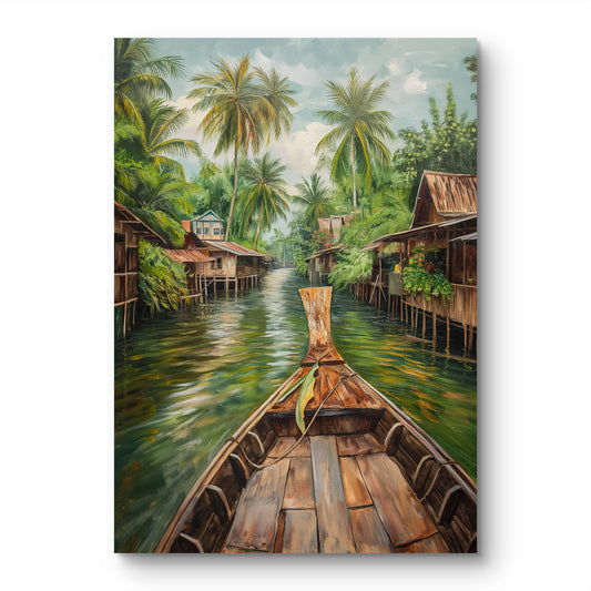 Forest Path Canvas Painting