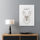 Sweet Rabbit Canvas Painting