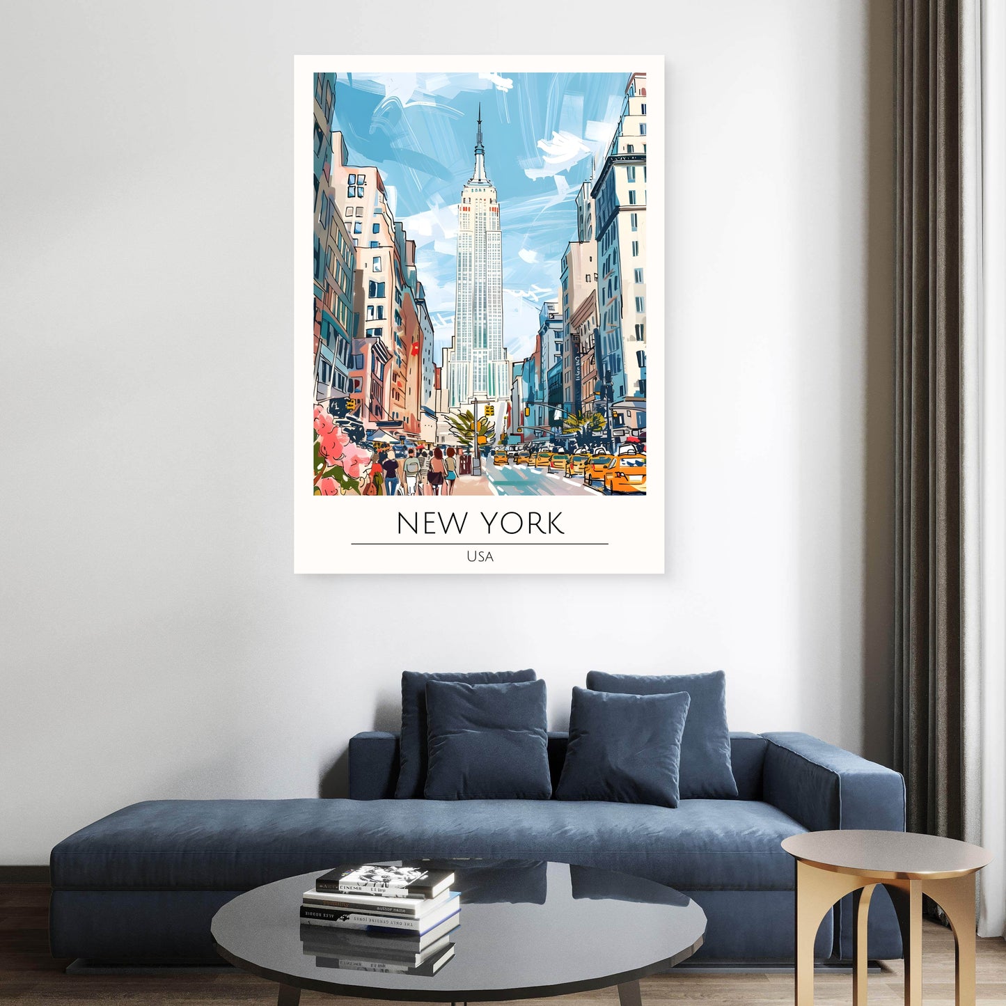 New York Mist Canvas Painting