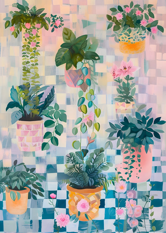 Secret Patio Canvas Painting