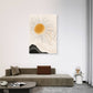 Sun Lines Canvas Painting