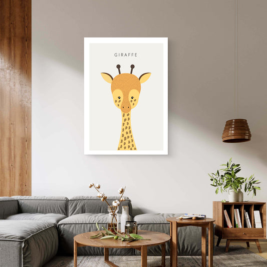 Dreamy Giraffe Canvas Painting