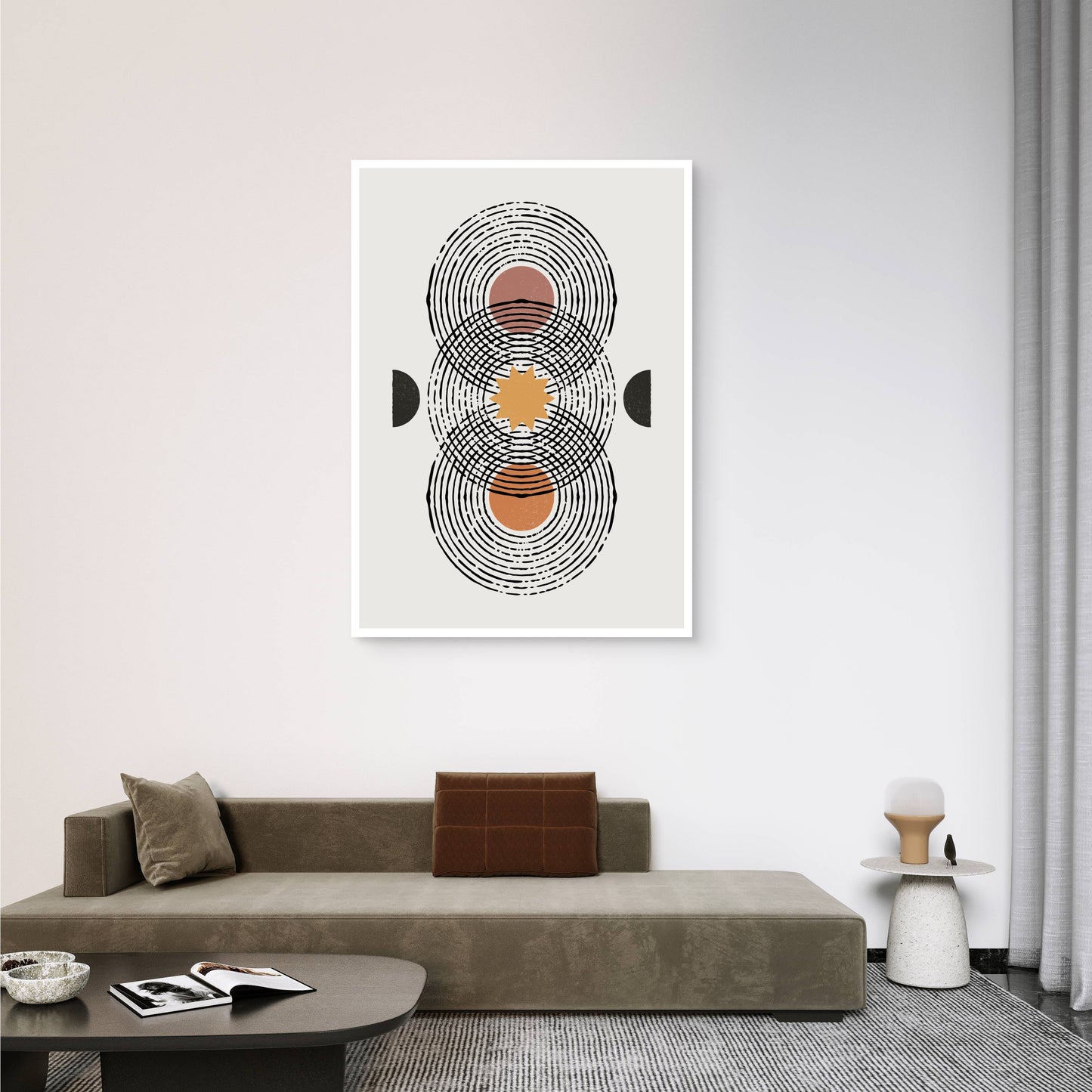 Tribal Rings Canvas Painting