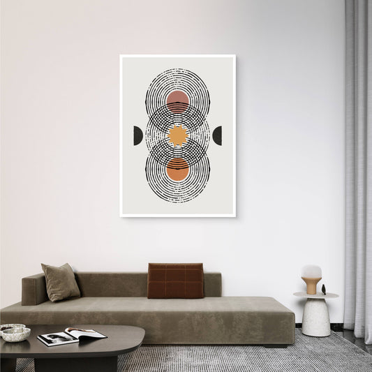 Tribal Rings Canvas Painting