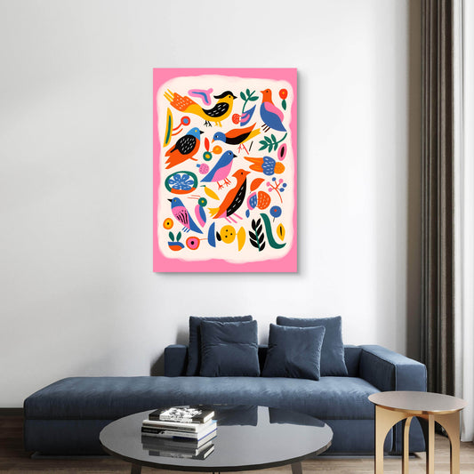 Jungle Party Canvas Painting