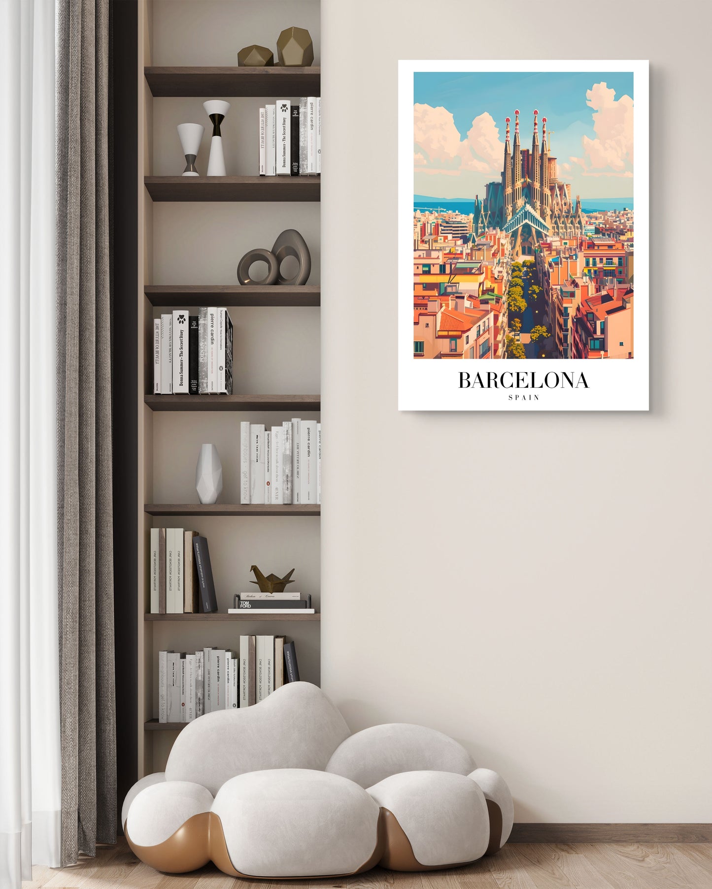 Barcelona Breeze Canvas Painting