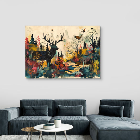 Wild Parade Canvas Painting