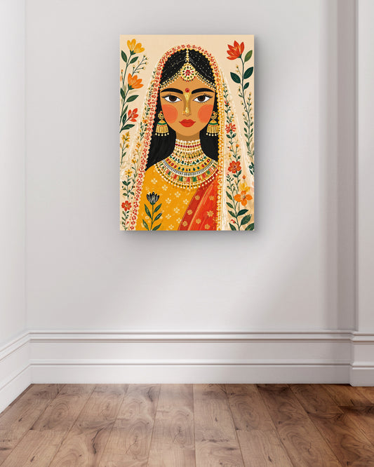 Desert Bride Canvas Painting