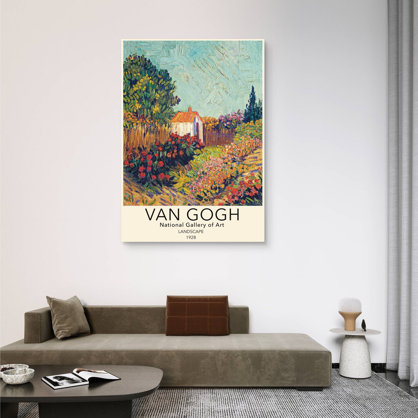 Van Gogh Village Canvas Painting