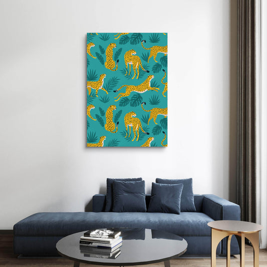 Ocean Whales Canvas Painting