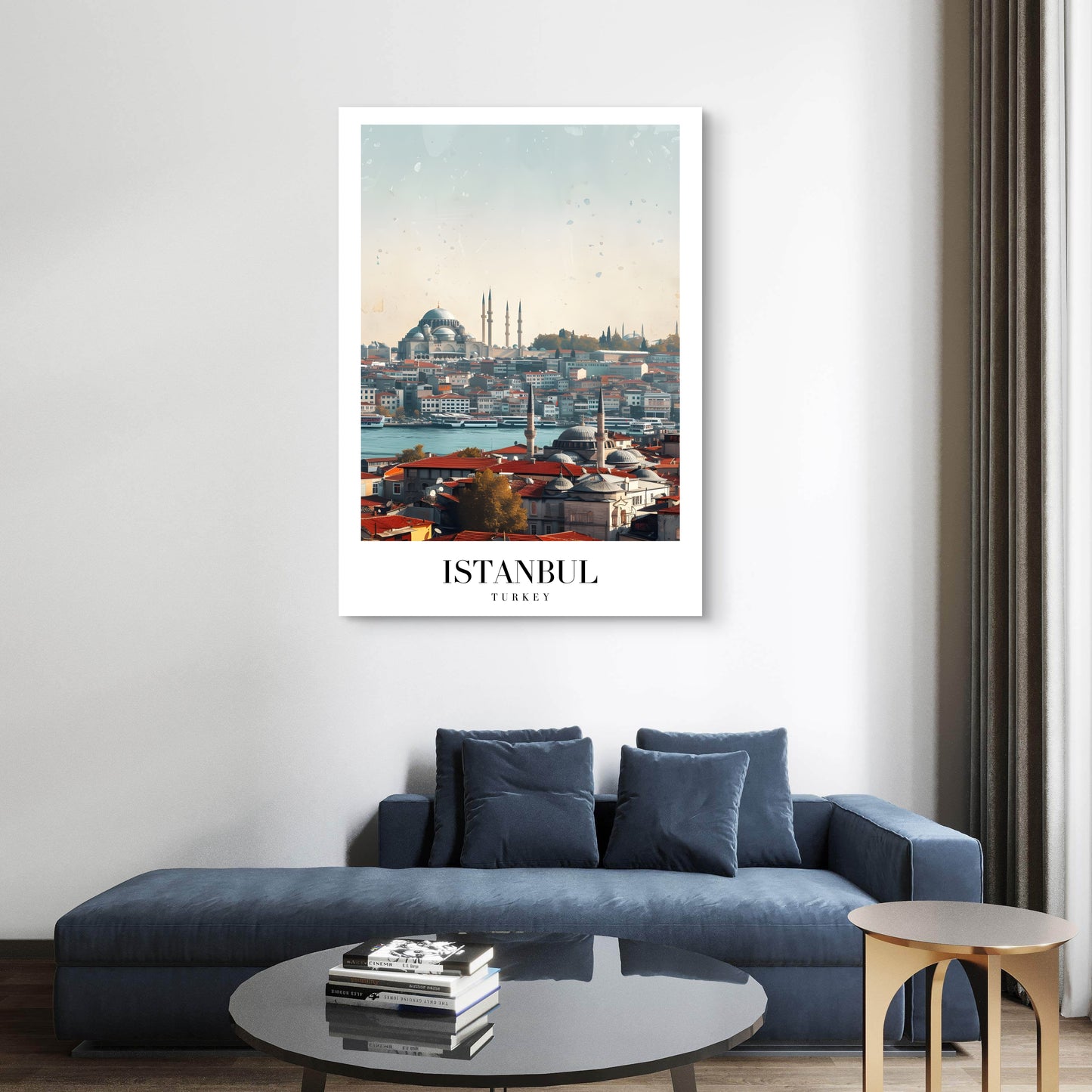 Istanbul Haze Canvas Painting