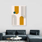 Golden Forms Canvas Painting