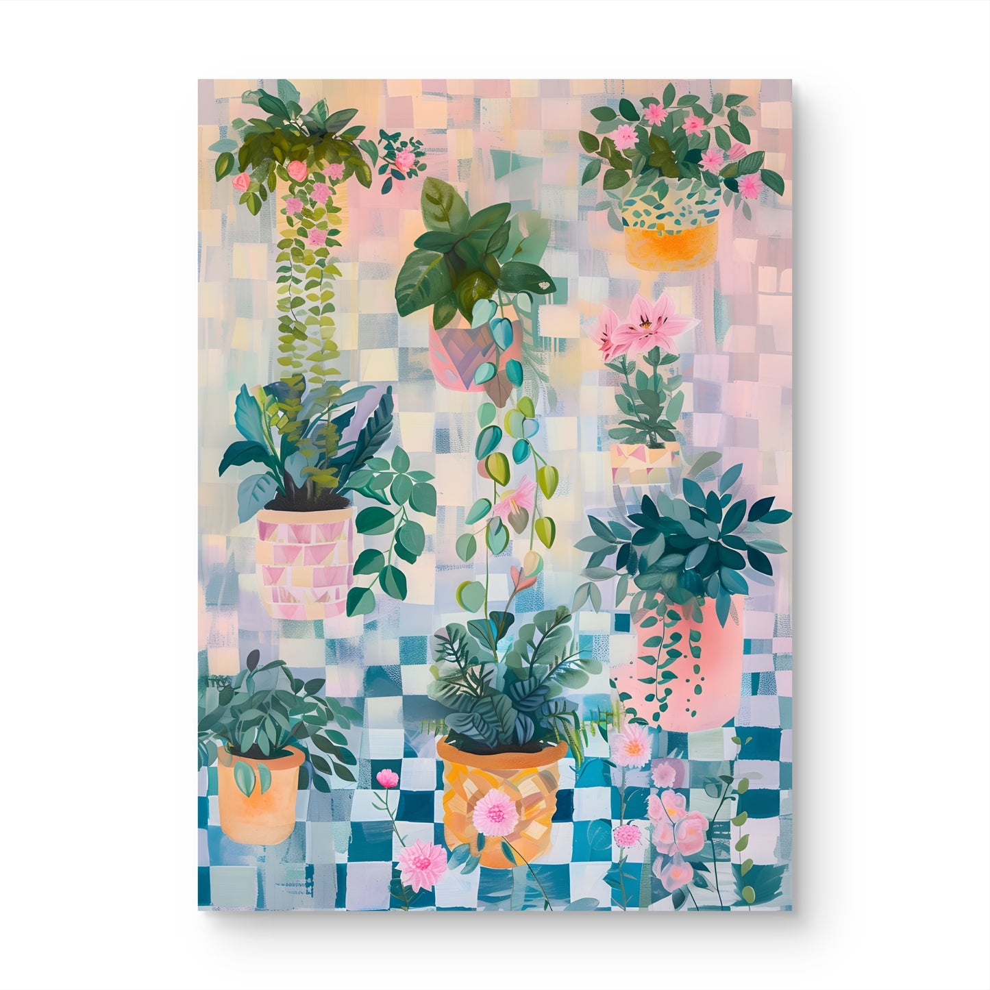 Secret Patio Canvas Painting