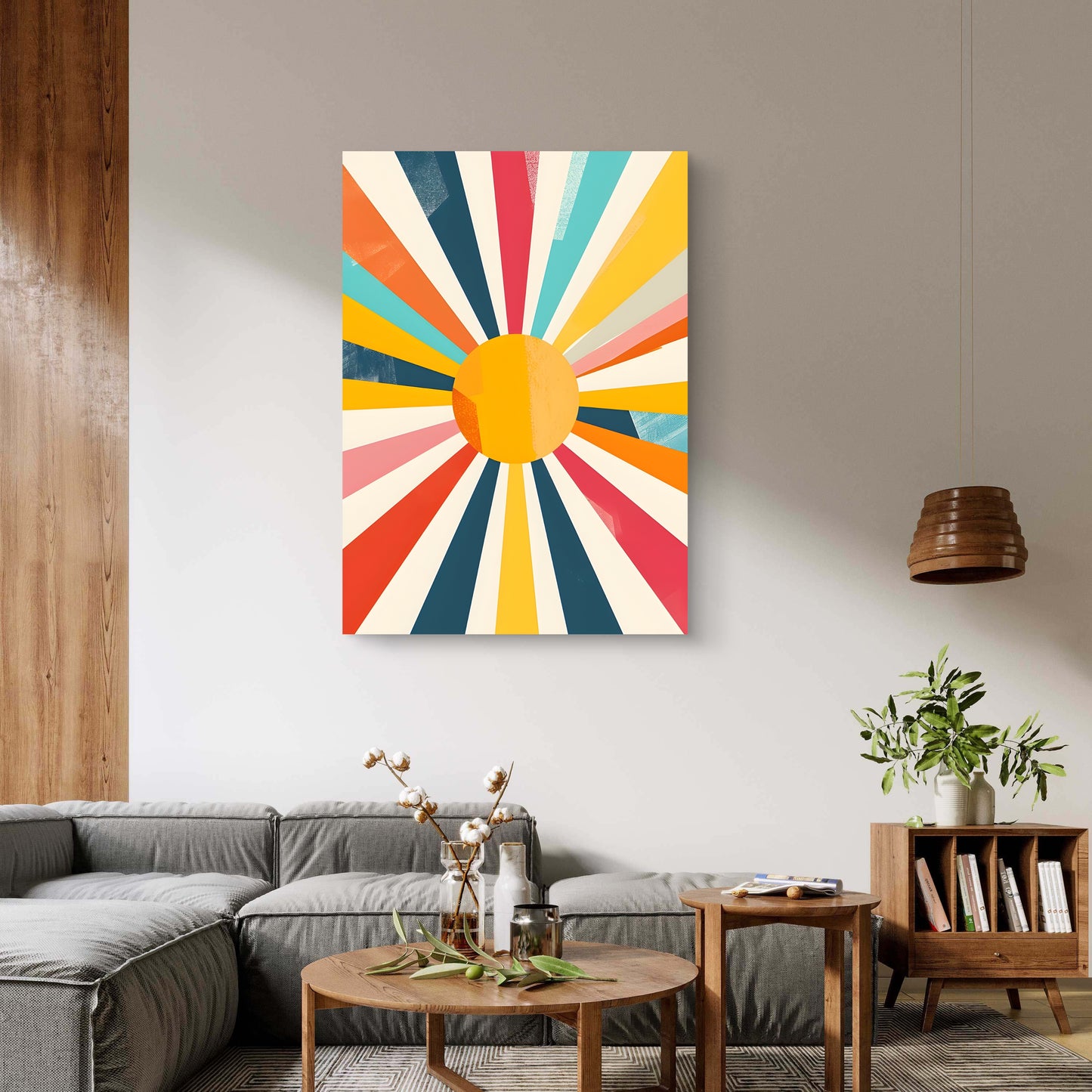 Sunburst Joy Canvas Painting