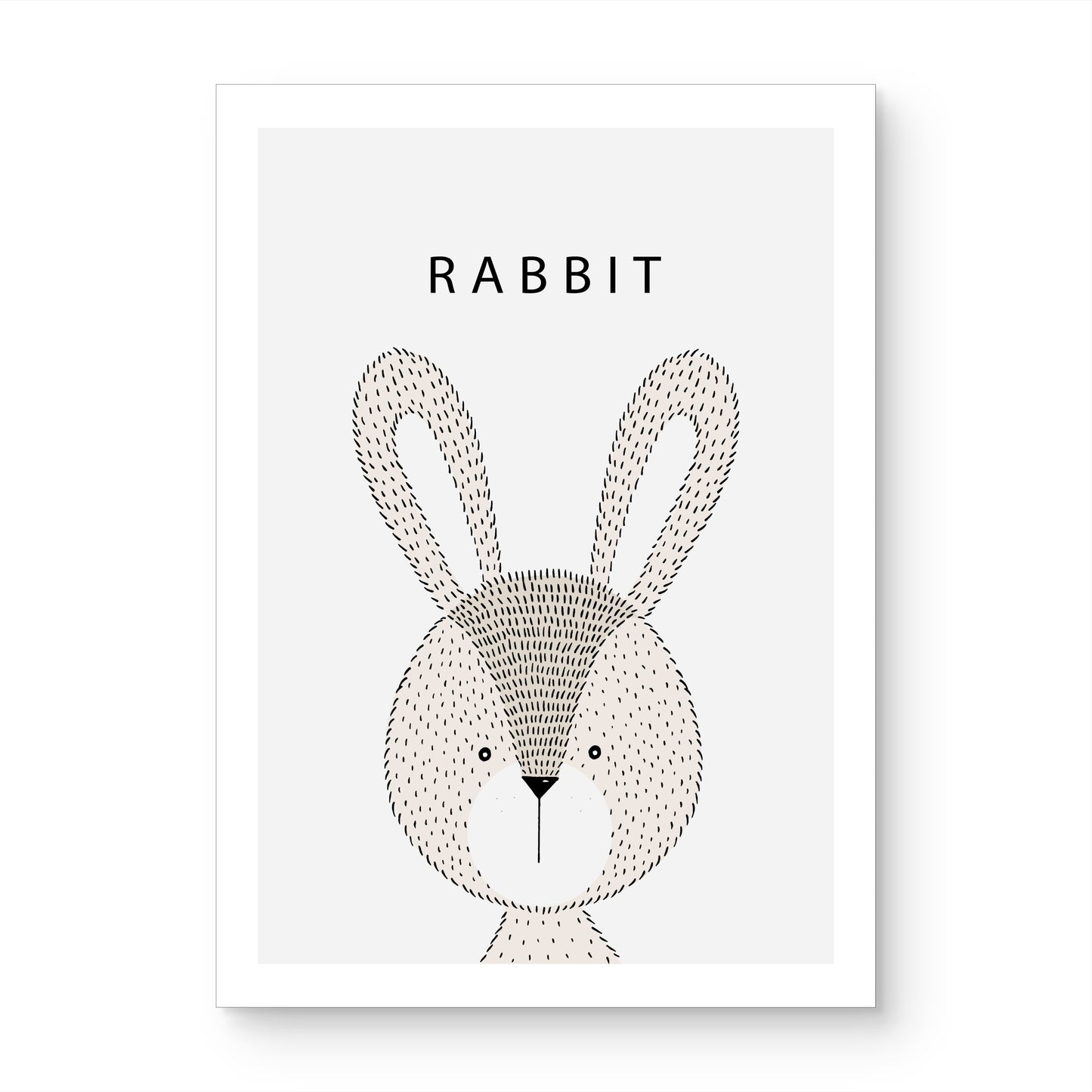 Sweet Rabbit Canvas Painting